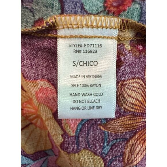 Size S Easel Los Angeles Floral Maxi Dress - Picture 5 of 5